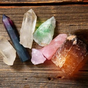 Sammeln von Mineralien